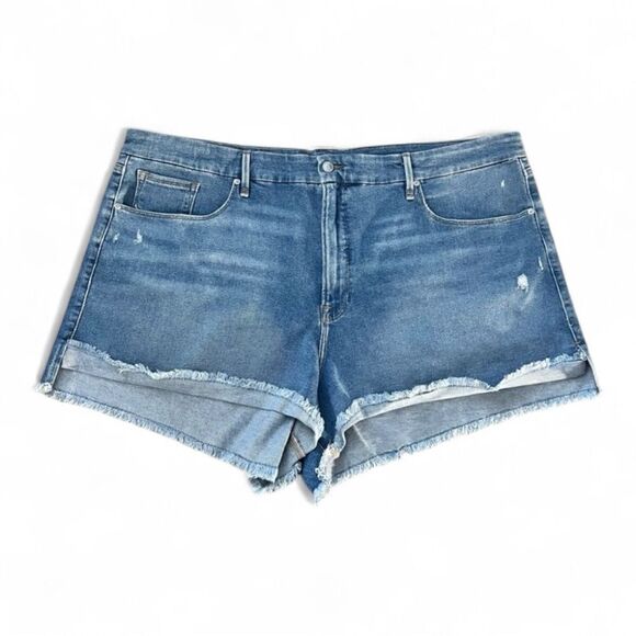 NEW Good American GOOD CURVE SHORT Shorts Women’s Plus Size 24 - Picture 9 of 13
